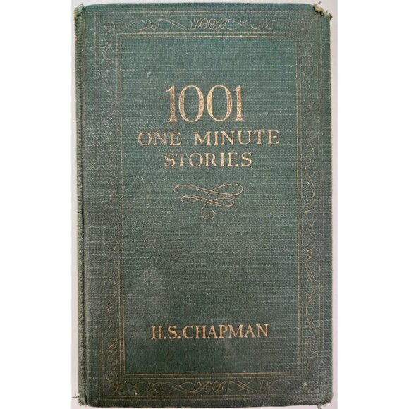 1927 1001 One Minute Stories 1st Edition H.S Chapman HC Book Antique F21 - Picture 2 of 8